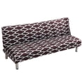 thumbnail image 4 of TOPCHANCES Futon Sofa Cover ,Stretch Spandex Folding Sofa Bed Cover Without Armrests ,Armless Futon Sliopcover 3 Seater ( 180-210 cm), 4 of 7