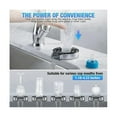 thumbnail image 4 of Sink Glass Rinser, Stainless Steel Kitchen Glass Rinser, Family Bar Caf Fast Glass Rinser, 4 of 5