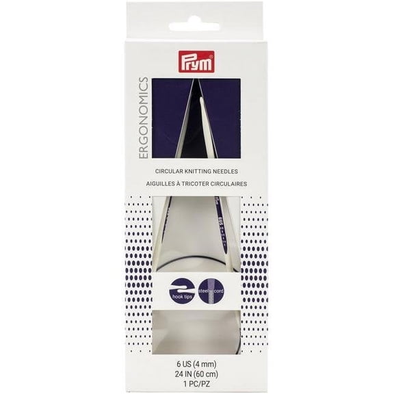 Dritz 57077 Size 6 -Prym Circular Knitting Needles - 24 in.