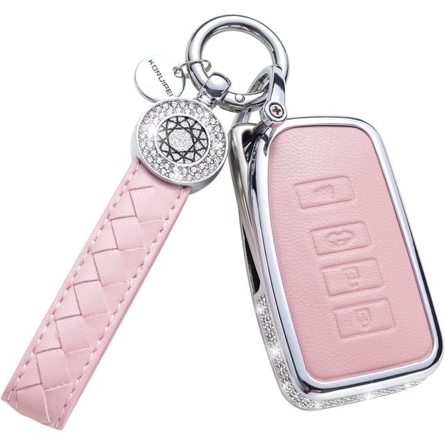 for Lexus Key Fob Cover with Keychain, Soft TPU Key Case Protection Shell Fit for Lexus ES350 ES300h UX200 LS500 LS500H LC500 LC500h