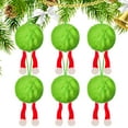 thumbnail image 4 of Djunllk Velvet Christmas Balls - Shatterproof Xmas Tree Ball Ornaments Flocked Hanging Ball Soft Furry Christmas Decorations Indoor Wedding Holiday Party Decor, 2.3 inch, 4 of 9
