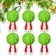 thumbnail image 4 of Adornos Navideños Peludos Verdes | Bolas Navideñas de Felpa Suave con Cinta | Bolas Decorativas Ligeras y Duraderas para Coronas, Centros de Mesa y Fiestas, 4 of 6