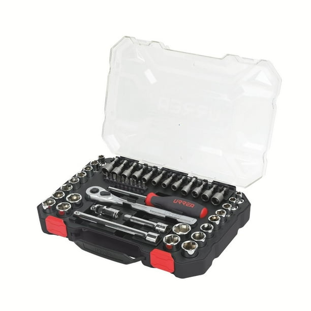 Jgo Dados Y Accesorios Combinado 47pz 3/8 Caja Display Urrea Urrea 5201CD