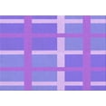 thumbnail image 1 of Ahgly Company Machine Washable Indoor Rectangle Transitional Bright Lilac Purple Area Rugs, 4' x 6', 1 of 7