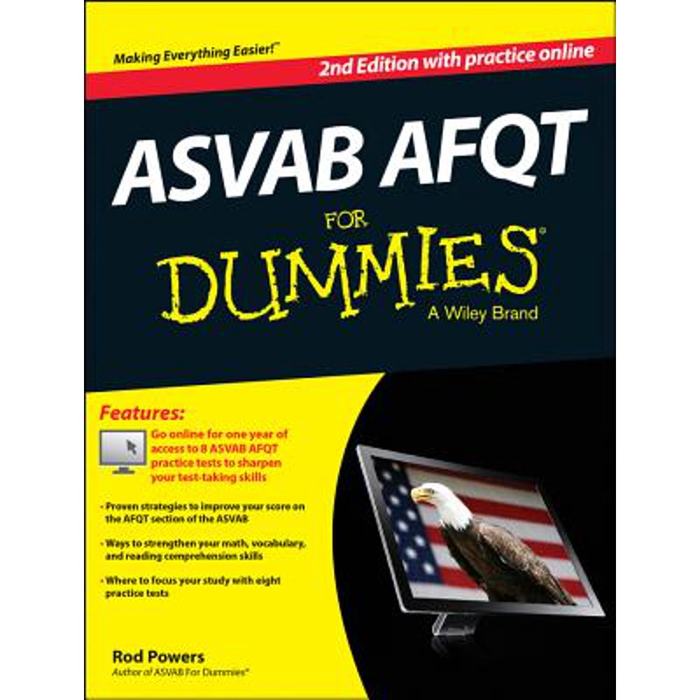 ASVAB Afqt for Dummies, with Online Practice Tests
