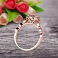 thumbnail image 6 of 1.50 Carat Round Cut Gemstone Morganite Engagemrnt Ring Pink Morganite Ring On 10k Rose Gold Promise Ring, 6 of 6
