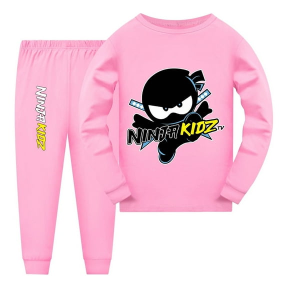 Cartoon Ninja PJs for Kids – NinjaKidz Sleepwear Set for Boys Girls – Comfortable Nightclothes and Lounge Pajamas – Youth Toddler Bedtime Outfit for Winter
