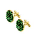 thumbnail image 2 of Saint Patrick's Day Stylish Men's Cufflinks Set Made of Stainless Steel, Suitable for Formal Attire,for Any Business Event, 2 of 6