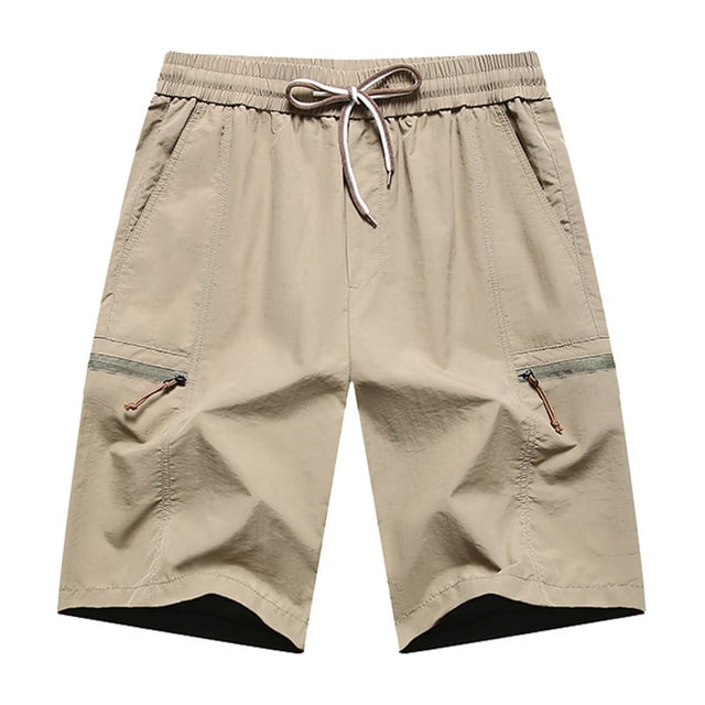 zfhfof Shorts Cargo de Randonnée pour Hommes Extensible Séchage Rapide Shorts Légers pour Hommes Shorts de Pêche Athlétiques avec Poches