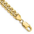 thumbnail image 4 of 14K Yellow Gold 7.75mm Solid Miami Cuban Chain Necklace Size 26, 4 of 5