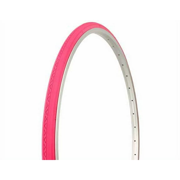 Tire Duro 27" x 1" Pink/Pink Side Wall HF-156B. Bicycle tire, bike tire,