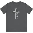 thumbnail image 6 of Christian Cross Jesus T-Shirt – Unisex Faith Tee | Religious Christian Apparel | Inspirational Jesus Shirt | Bible Tee, 6 of 27