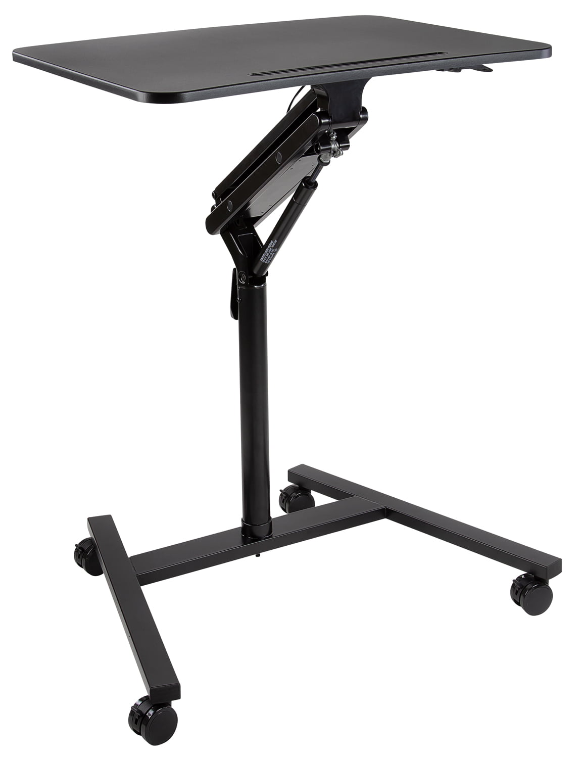 Mount-It! Mobile Standing Laptop Desk | Height Adjustable Rolling Sit
