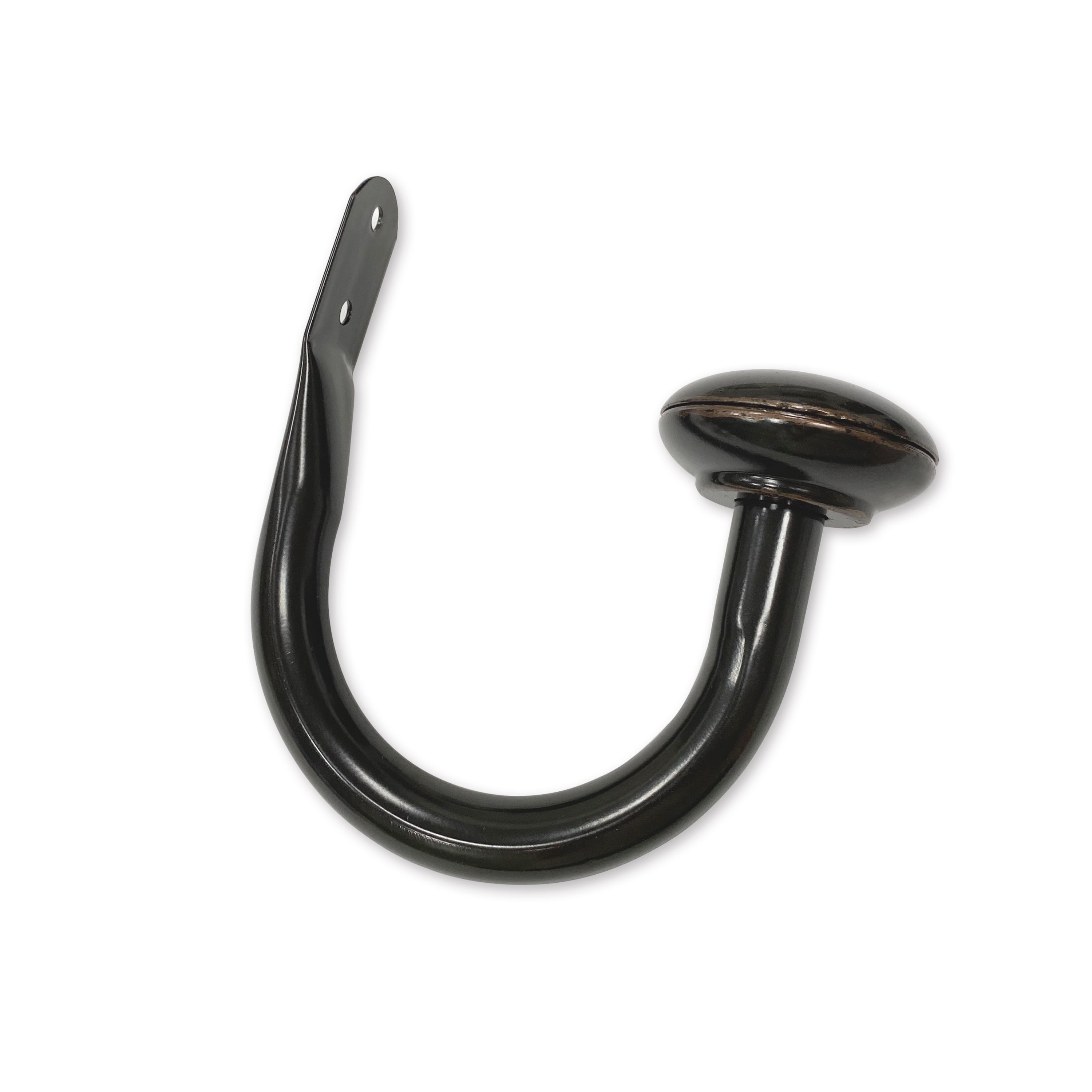 Lumi 3/4 in. Dia. Curtain Holdback (2-Pack / 4-Pack) 4 PACK - Oil Rubbed Bronze