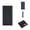 Black, variant on Men's Long Wallet with RFID Blocking, PU Leather Bifold Wallet with Zipper Coin Pocket & Multiple Card Slots