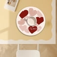 thumbnail image 4 of Round Placemat for Dining Table, Rubber Kitchen Table Mat Valentines Day Home Decor, 4 of 6