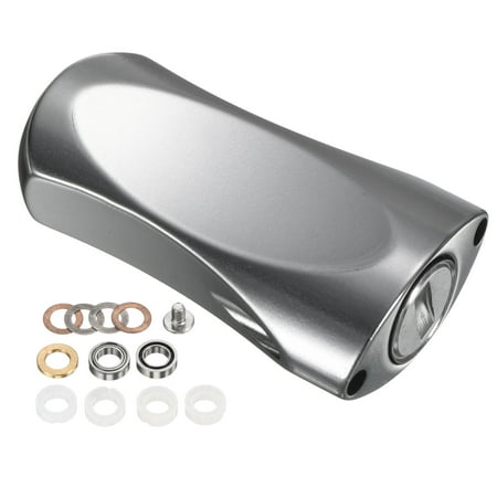 Uxcell Reel Knob Replacement Full Metal Fishing Reel Power Handle Knob Gray