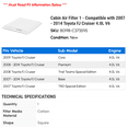 thumbnail image 2 of Cabin Air Filter 1 - Compatible with 2007 - 2014 Toyota FJ Cruiser 4.0L V6 - Autopart Premium, 2 of 2