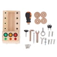 thumbnail image 2 of Car Screwdriver Board Set, Wooden Busy Truck Kids Tools Promote Learning  for Home for Travel, 2 of 7
