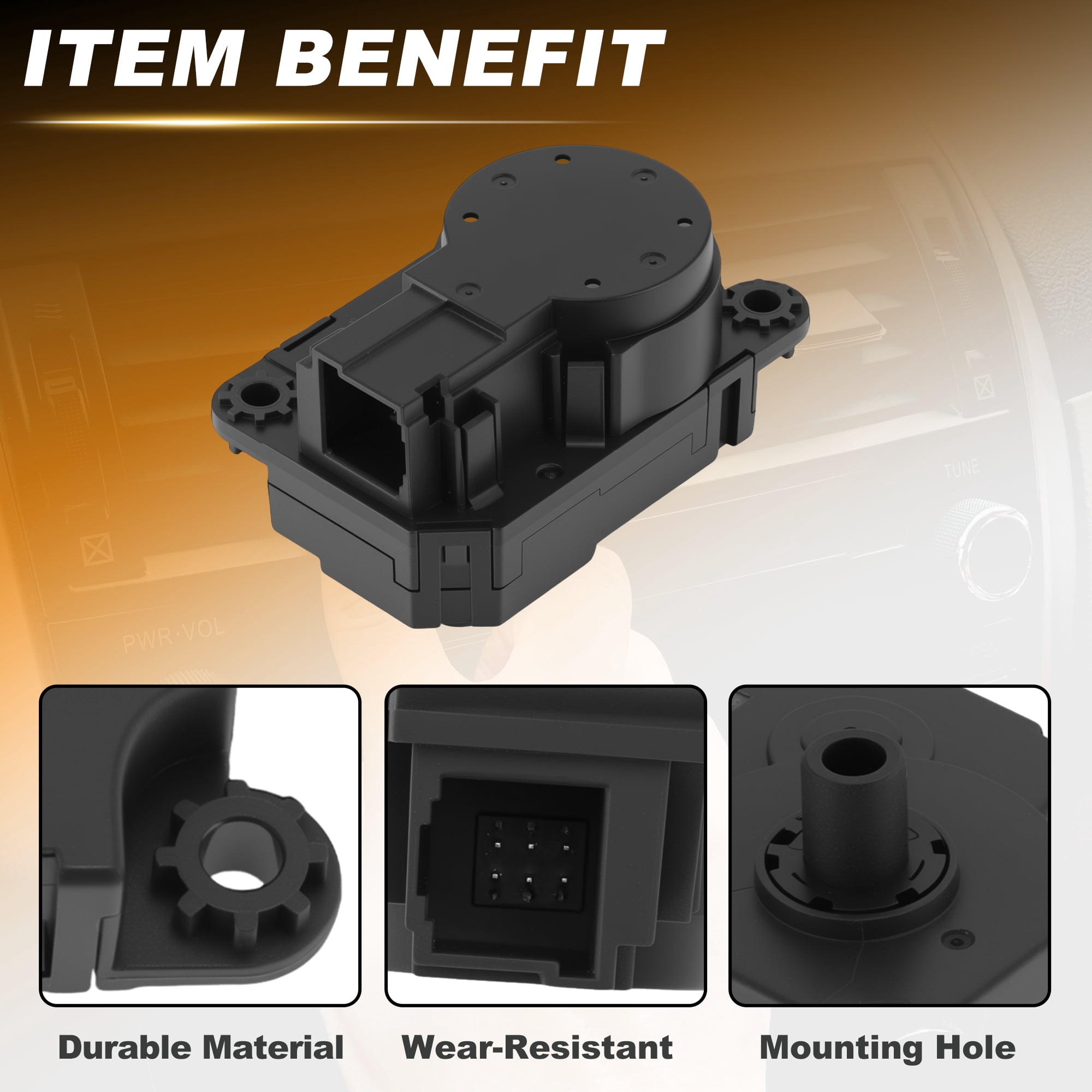 Unique Bargains HVAC Heater Blend Door Actuator for Nissan Rogue 2014-2019