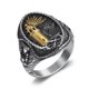 thumbnail image 1 of Retro Ocean Series Punk Titanium Fingers-8-glod-Código de modelo 12585, 1 of 1