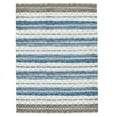 thumbnail image 3 of A&B Home  Large Stripe Diamond Shuttle Weave Durrie with Hamming 60 x 96, 3 of 7