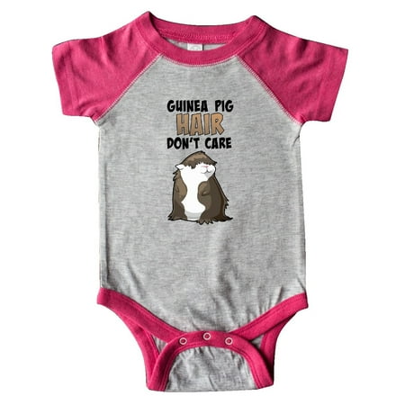 

Inktastic Guinea Pig Hair Don t Care Gift Baby Boy or Baby Girl Bodysuit