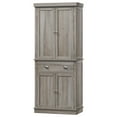thumbnail image 4 of Homfa 72.4'' Tall Kitchen Pantry with 4 Doors, Large Drawer Storage Cabinet for Dining Room Living Room, Brown, 4 of 7