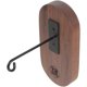 thumbnail image 3 of Wall Mounted Wood Hanging Wind Chime Bracket with Metal Hook Wind Chime Hanger, 3 of 3