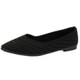 thumbnail image 2 of Quaouag Women's Flats Shoes Pointed Toe Knit Ballet Comfortable Dressy Slip On Flat, 2 of 7