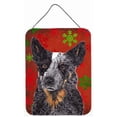 thumbnail image 1 of Carolines Treasures SC9436DS1216 12 x 16 Po. Flocons de Neige Rouges Australian Cattle Dog Impressions Murales Ou de Porte en Métal Aluminium de Noël, 1 of 2
