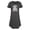 HEATHER CHARCOAL, variant on - Santa I Saw That You Nasty Christmas - Women's Any Way Dress