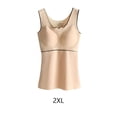 thumbnail image 3 of Sonducket Ropa interior térmica de invierno para mujer, Top de alta elasticidad para mantener el calor, chaleco básico adelgazante informal, accesorio de Camisetas sin mangas Color de piel 2XL Sonducket  AP013374-07, 3 of 6