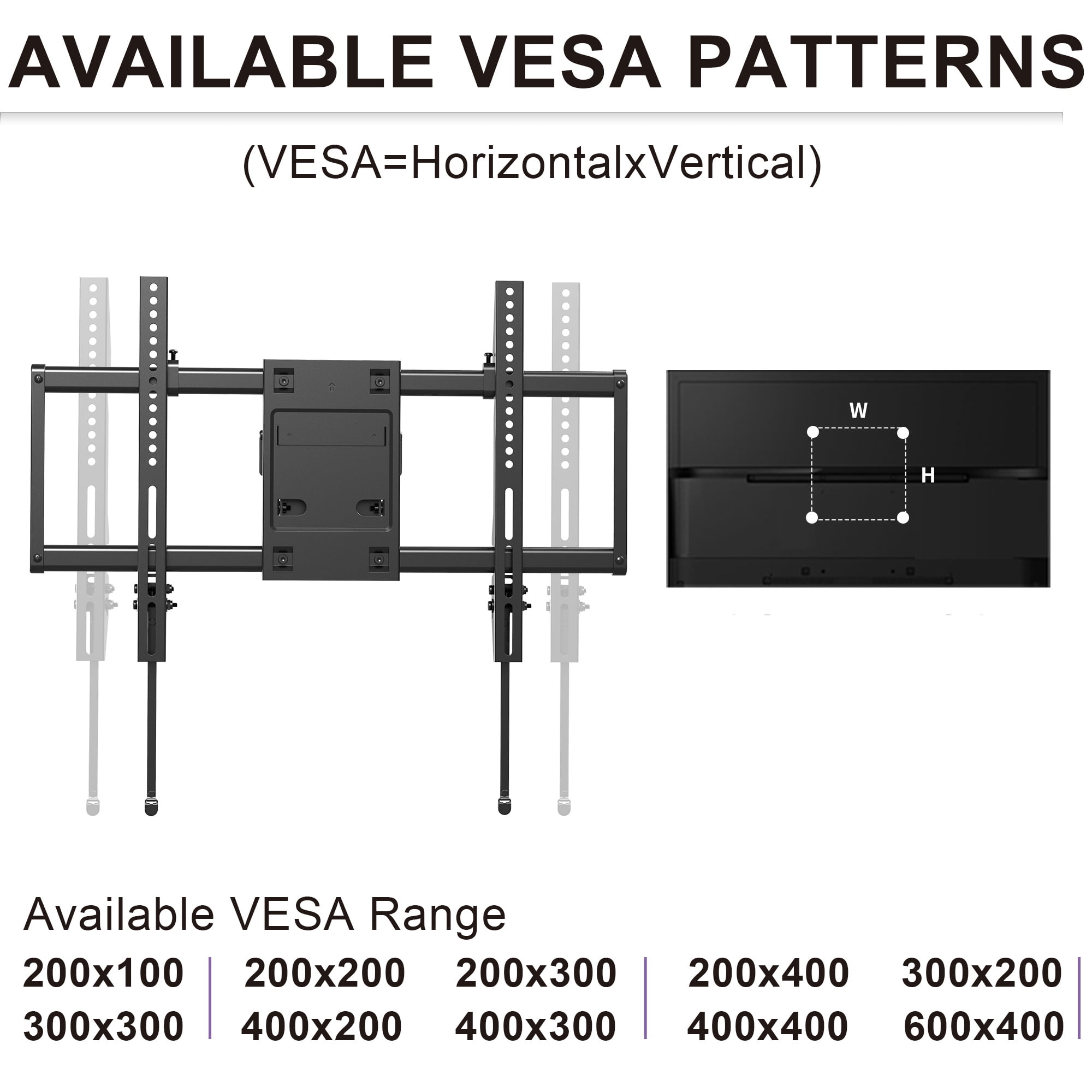 USX MOUNT Heavy Duty Full Motion Sliding TV Wall Mount for 42-90 inch TVs, Articulating 6 Arm Support up to 150lbs, Swivel & Tool-Free Tilt, Max VESA 600x400mm, Fits 12"/16"/18"/24" Wood Studs