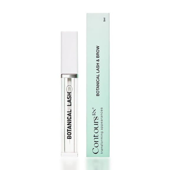 Contours Rx Botanical Lash & Brow Serum – Conditioning Formula with Peptides, Biotin, Hyaluronic Acid & Botanical Extracts for Healthier-Looking Lashes and Brows