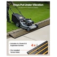 thumbnail image 5 of Rubber Curb Ramp - 33069 lbs Capacity, 2.6" Rise - Driveway Bridge for Cars, SUVs, Wheelchairs, Scooters - Heavy Duty Rubber Ramp with Reflective Strips (1 Pack), 5 of 9