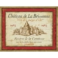 thumbnail image 2 of Brissonnet, Daphne 18x15 Black Ornate Wood Framed with Double Matting Museum Art Print Titled - French Wine Label I, 2 of 4