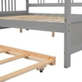 thumbnail image 5 of MODERNLUXE Full Size Daybed with Twin Trundle, Solid Wood Day Bed for Living Room, Bedroom,Gray, 5 of 8