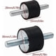 thumbnail image 2 of Rubber Isolation Mounts, Pack of 8 M8 M6 Anti-Vibration Rubber Shock Absorbers Vibration Damper for Car Boat Coils (30 * 20mm,20 * 15mm), 2 of 5