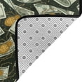 thumbnail image 4 of Area Rugs For Living Room Decor - Dollar Golden Spiders Cool Print Anti Slip Throw Washable Rugs 3x5 For Bedroom, Soft Indoor Carpet For Bedroom Living Room 60x39In, 4 of 5