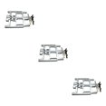 thumbnail image 3 of Xingzhi Premium Aluminium Alloy Rear Lower Arm For 1/14 LC Racing Unleash RC Car S Potential titanium color 3Set, 3 of 6