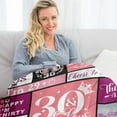 thumbnail image 2 of 30th Birthday Gifts for Her Women, Dirty 30 Birthday Decorations for Her, 30 Year Old Birthday Gifts for Women, Dirty 30 Gifts for Women, 1993 Thirty Birthday Decorations Gifts Throw Blanket 60"x50", 2 of 6