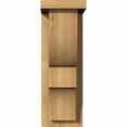 thumbnail image 2 of 5 1/2"W x 8"D x 16"H Ridgewood Smooth Corbel w/Backplate, Western Red Cedar, 2 of 9