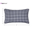 thumbnail image 3 of FBTS Prime 2 Pcs 20x12 inch Rectangle Blue Houndstooth Outdoor Lumbar Throw Pillows Cushion Covers, 3 of 8