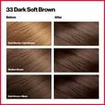 thumbnail image 3 of Revlon ColorSilk Beautiful Permanent Hair Dye, Dark Brown, At Home Full Coverage Application Kit, 33 Dark Soft Brown, 3 Pack, 3 of 11