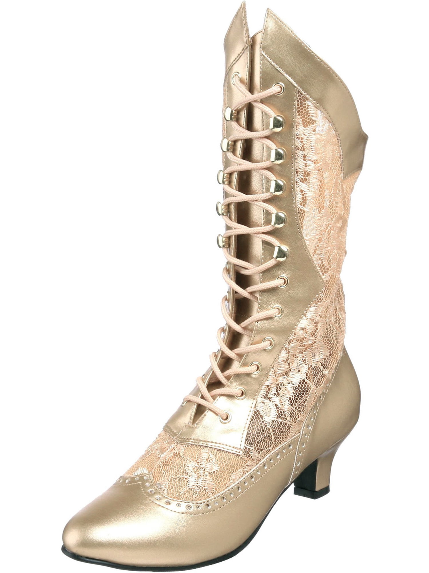 2 inch heels gold