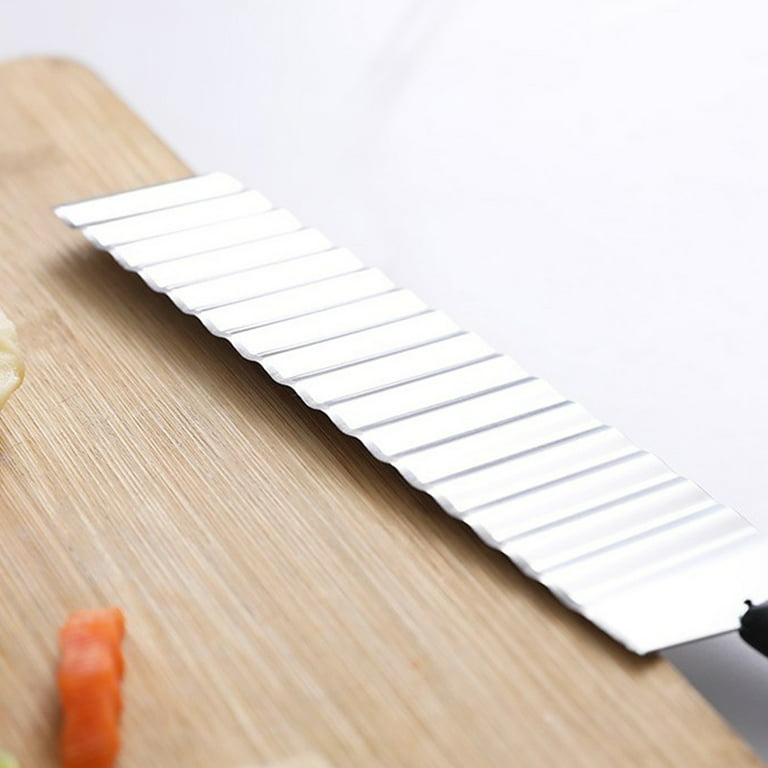 Dropship Potato Wave Knife Vegetable Planer Stainless Steel Stripe