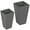 Gray, variant on Resenkos Plant Pots, Flower Pots, Garden Planters,2-Pack Outdoor Planter Set, Flower Pots with Drainage Holes, Durable & Stackable Plant Pot,Gray