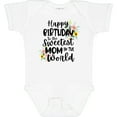 thumbnail image 3 of Inktastic Happy Birthday to the Sweetest Mom in the World Girls Baby Bodysuit, 3 of 5