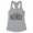 Heather Grey, variant on Cardiac Nurse Leopard Print Tank Top Fitted Racerback Women's Large White